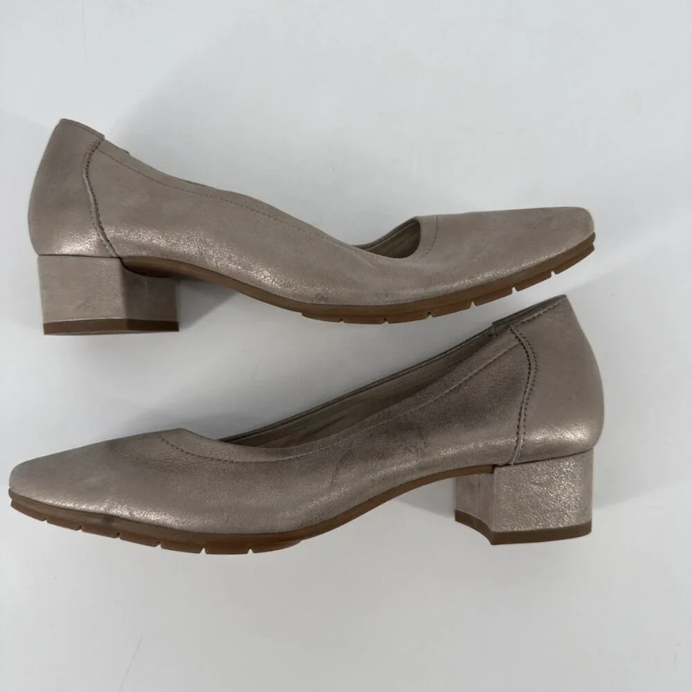 Paul Green Yvette Pump Neutral Pointy Toe Heels Womens US 6 EU 3.5 Cashmere Flaw